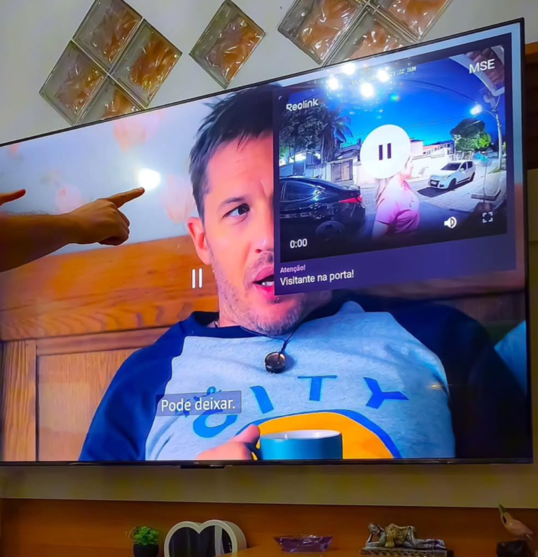 Popup de câmera na TV usando ADB + PiPup + Home Assistant